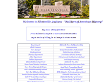 Tablet Screenshot of ellettsville.in.us